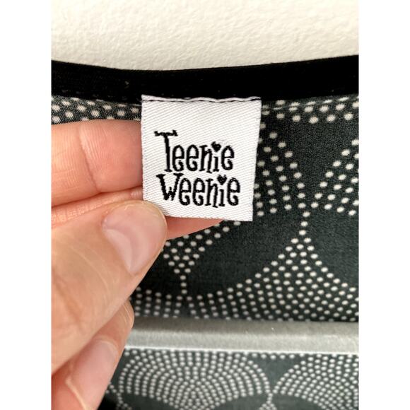 Teenie Weenie Y2K Babydoll Lightweight Printed Pattern Blouse - Picture 2 of 8